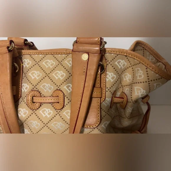 Dooney & Burke Patchwork Tote/Shoulder Bag - Picture 3 of 16